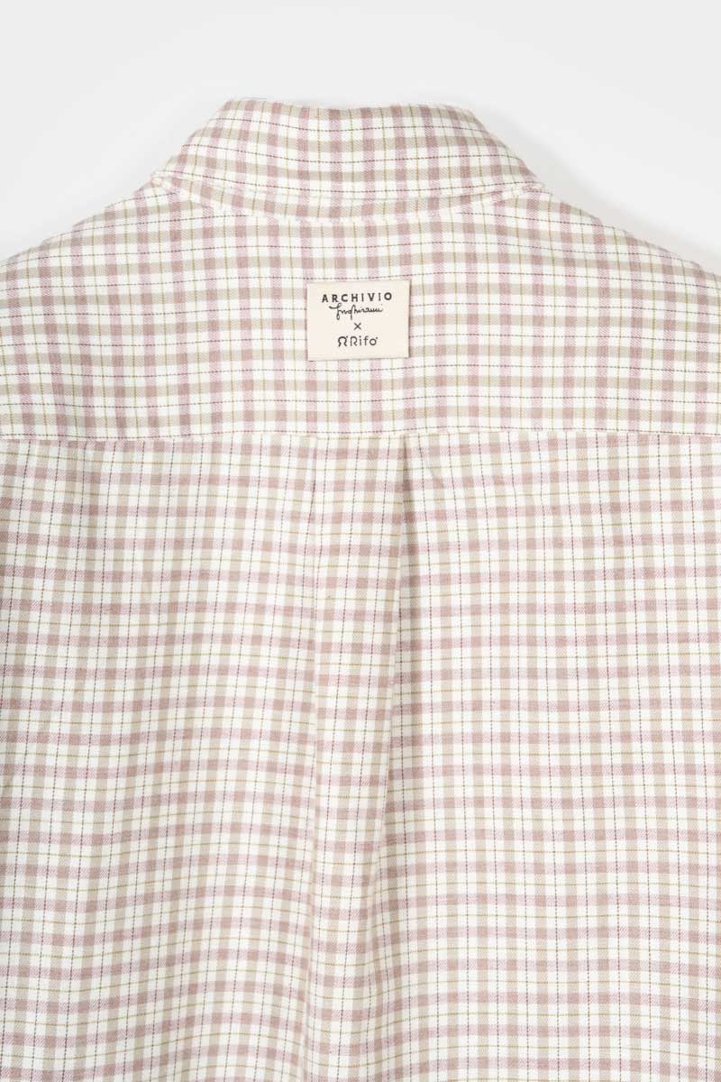 Camicia a Quadri Donna Cotone Inghirami Stefania - Rifò Lab Moda circolare made in Italy 