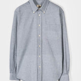 Camicia Uomo Elegante Azzurra Cotone Oxford Manlio - Archivio Inghirami x Rifò moda circolare made in Italy 