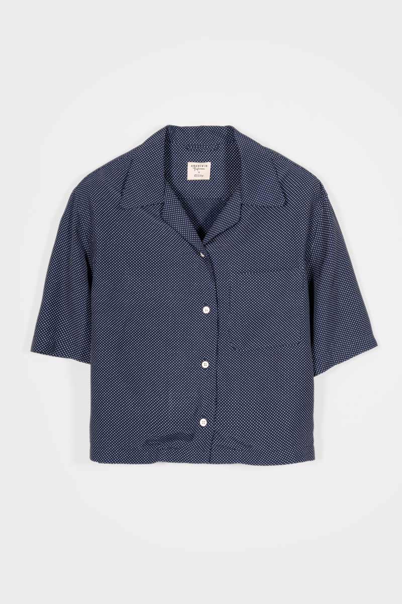 Camicia Donna Maniche Corte Viscosa Sveva - Inghirami x Rifò