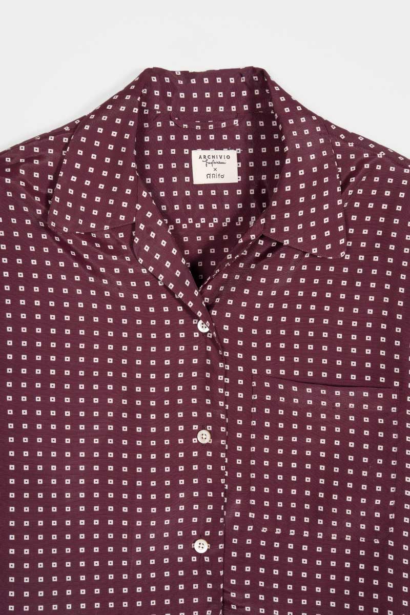 Camicia Donna Maniche Corte Viscosa Sveva - Inghirami x Rifò