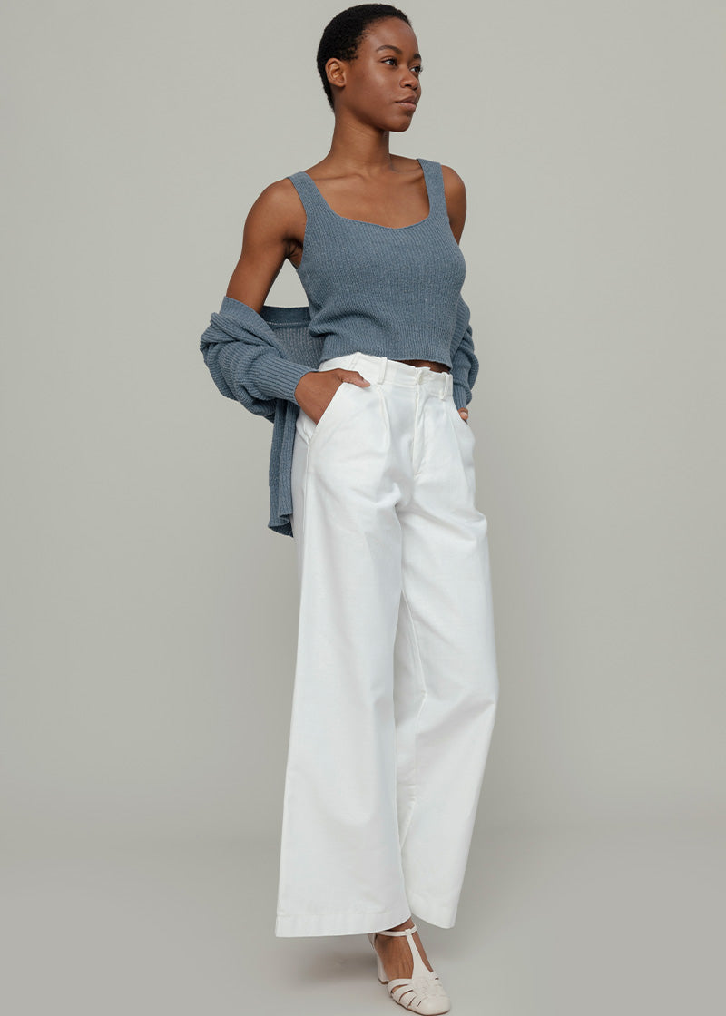 Canotta Donna Denim Rigenerato Allie Blu Atlantico