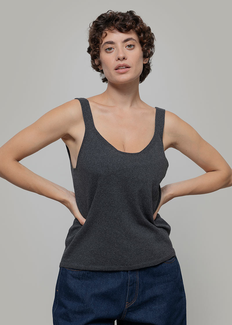 Canotta Donna Cotone Rigenerato Maila - Rifò Lab Moda circolare made in Italy