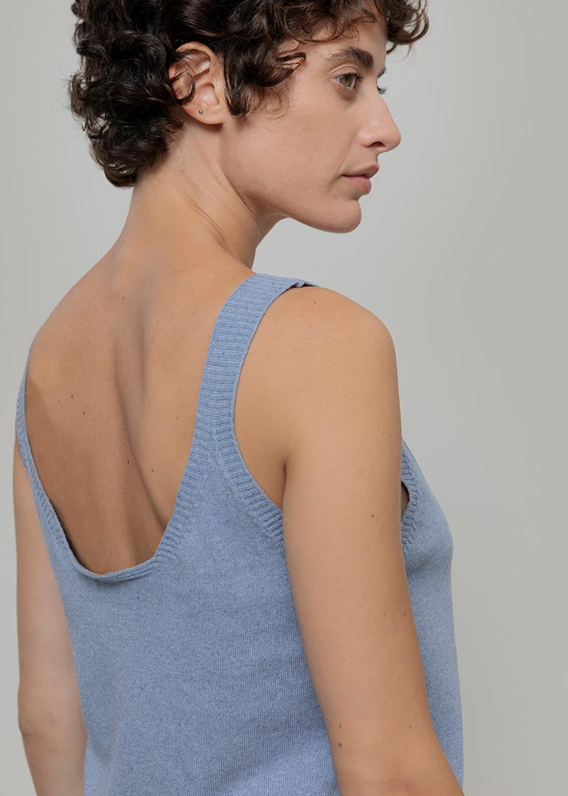 Canotta Donna Cotone Rigenerato Maila - Rifò Lab Moda circolare made in Italy