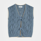 Gilet in Maglia Smanicato Donna Cotone Vania - Rifò