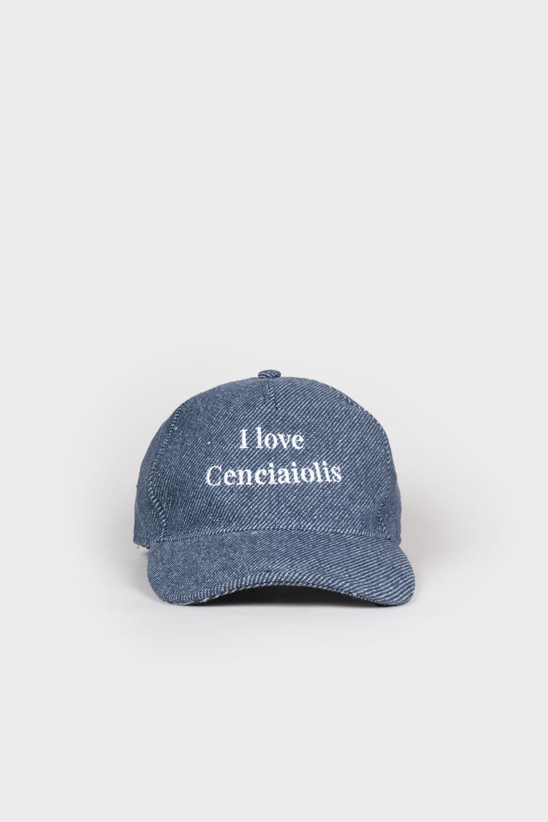 Cappello Baseball Denim Rigenerato Cenciaiolis