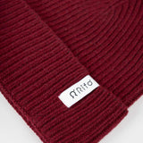 Cappello Uomo e Donna Cashmere Rosso Marcello - Rifò Lab Moda circolare made in Italy