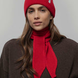 Cappello Uomo e Donna Cashmere Rosso Marcello - Rifò Lab Moda circolare made in Italy