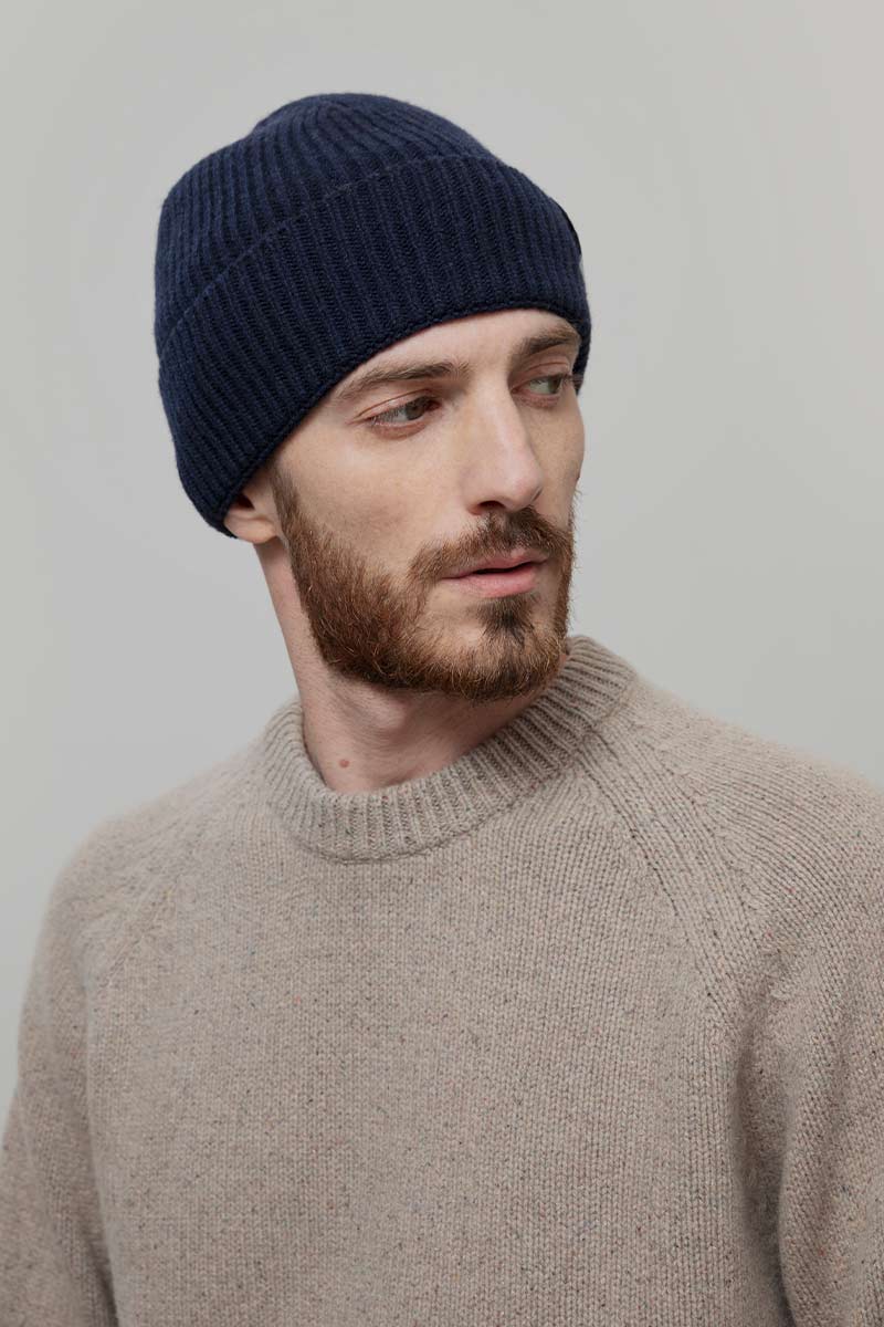 Blu Mora | Cappello cashmere rigenerato
