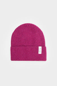 Cappello Uomo e Donna Cashmere Fucsia Marcello - Rifò Lab Moda circolare made in Italy