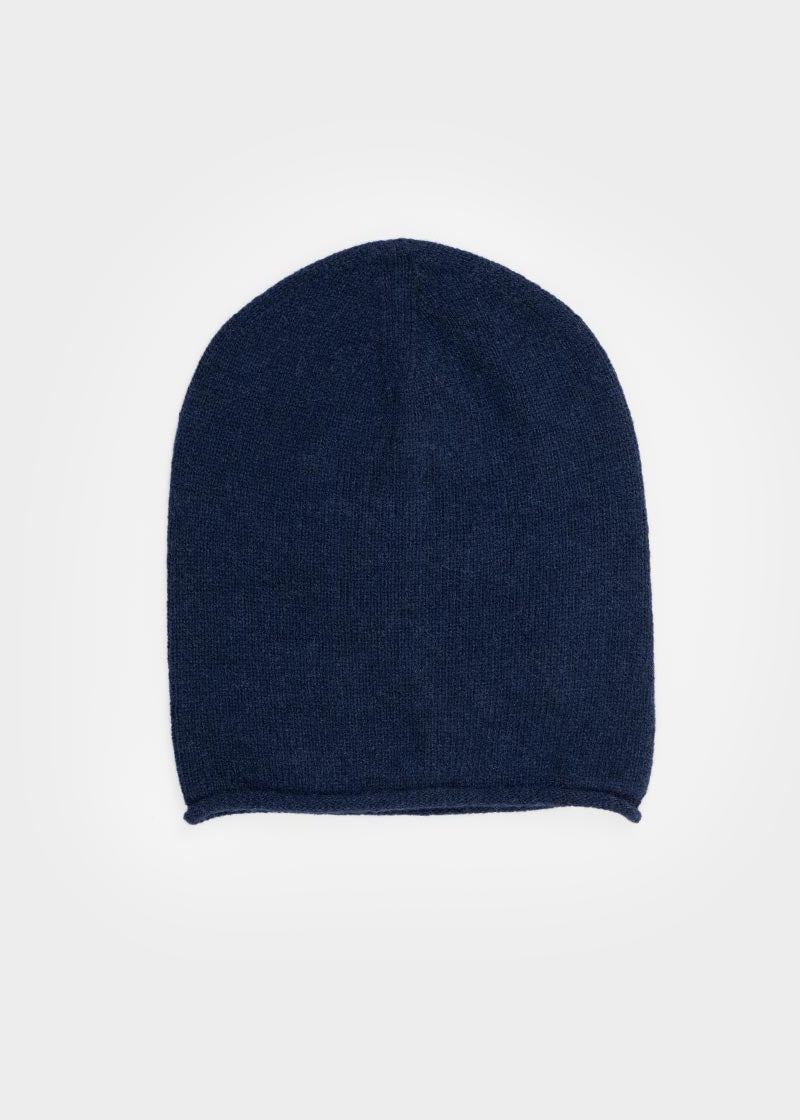 Cappello Unisex Lana Rigenerata Frank Blu