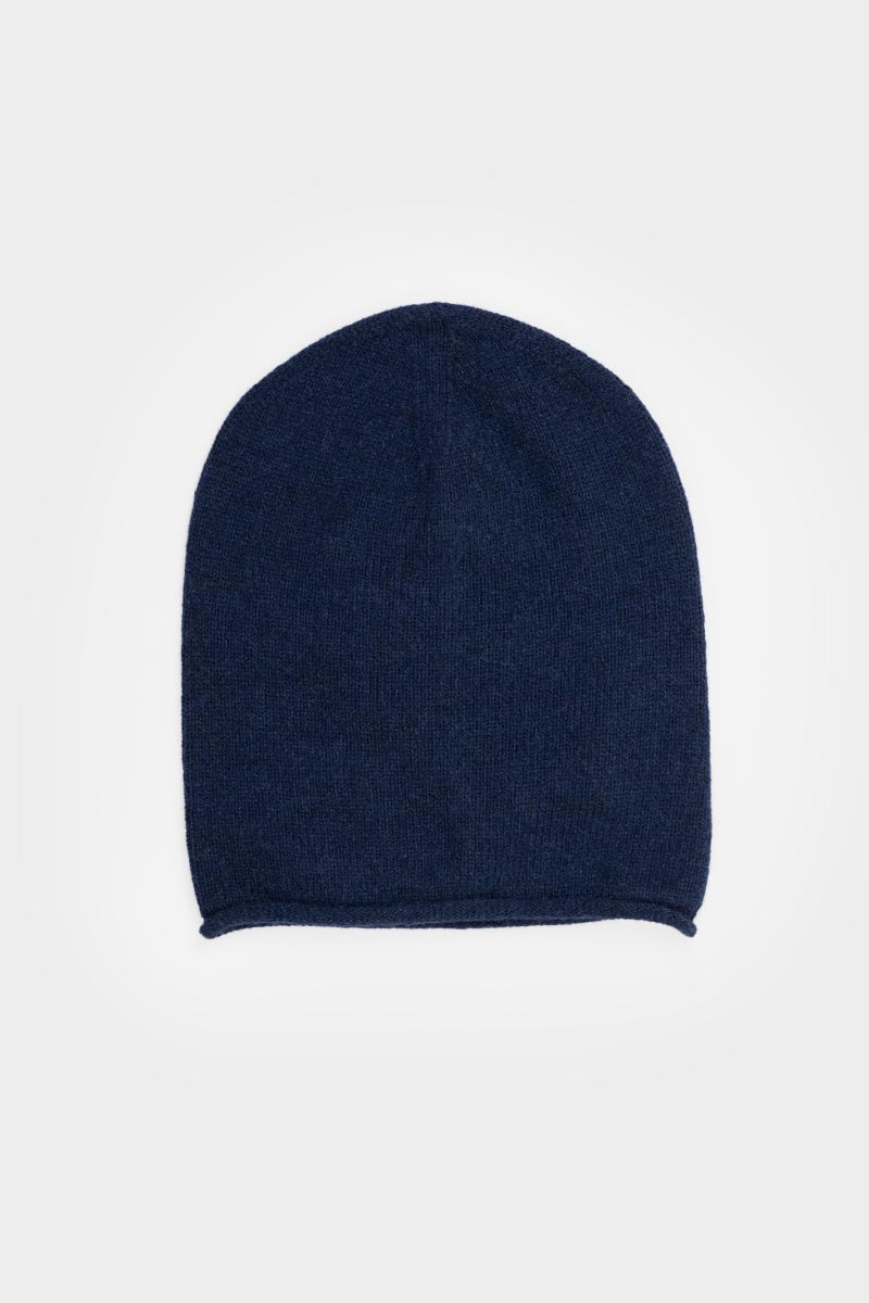 Cappello Unisex Lana Rigenerata Frank Blu