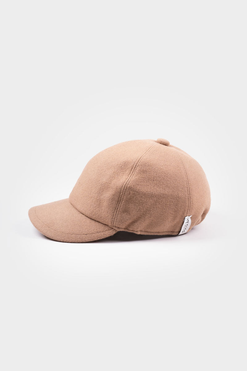 Cappello Baseball Panno Lana Rigenerata Ted Beige