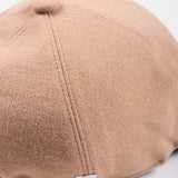 Cappello baseball lana beige