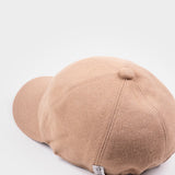 Cappello Baseball Panno Lana Rigenerata Ted Beige