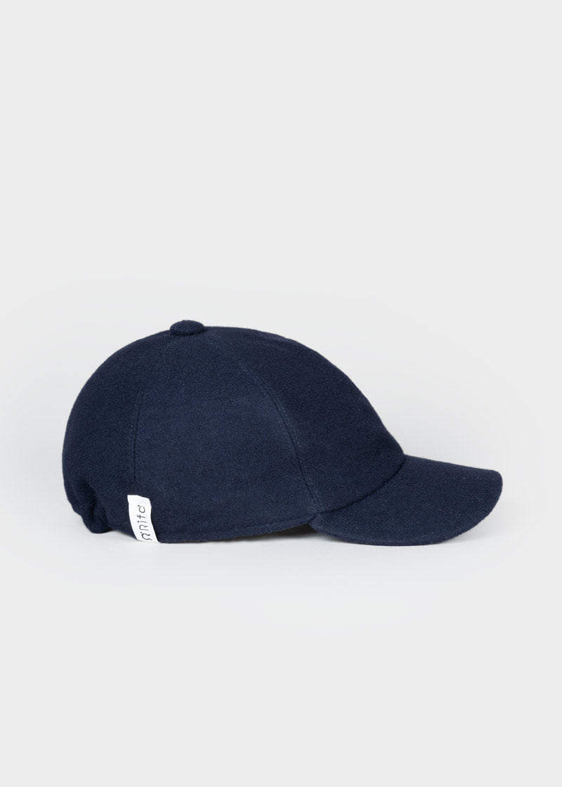 Blu Marina | Cappello baseball lana rigenerata