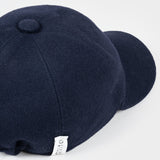 Blu Marina | Cappello baseball lana rigenerata