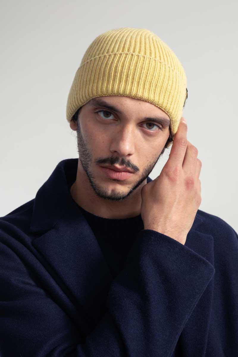 Giallo Cedro | Cappello cashmere rigenerato