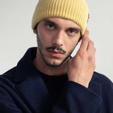 Giallo Cedro | Cappello cashmere rigenerato