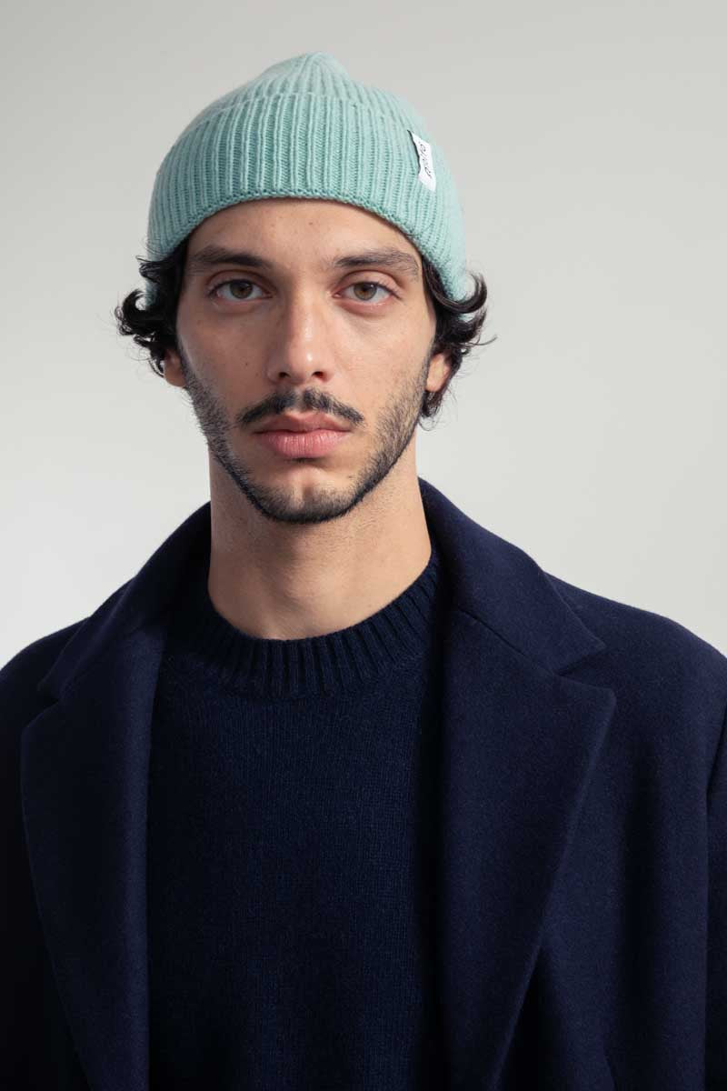 Verde Menta | Cappello cashmere rigenerato