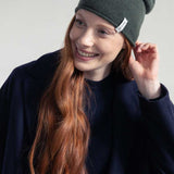 Cappello Unisex Lana Rigenerata Frank Verde