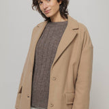 Cappotto Lungo Donna Lana Rigenerata Mara