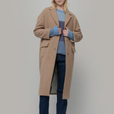 Beige Cammello | Cappotto lana rigenerata