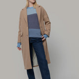 Beige Cammello | Cappotto lana rigenerata