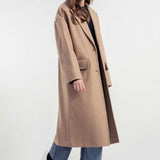 Beige Cammello | Cappotto lana rigenerata