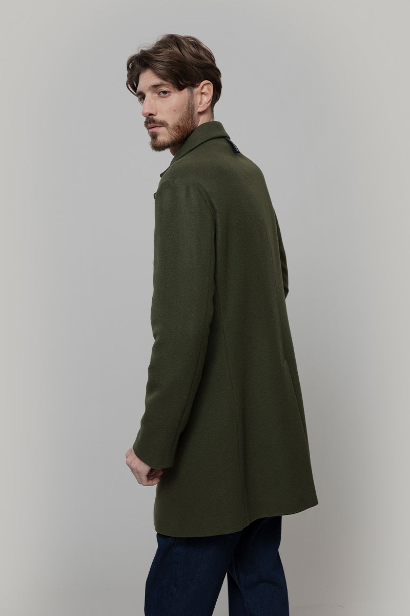 Cappotto Lungo Uomo Lana Rigenerata Gilberto