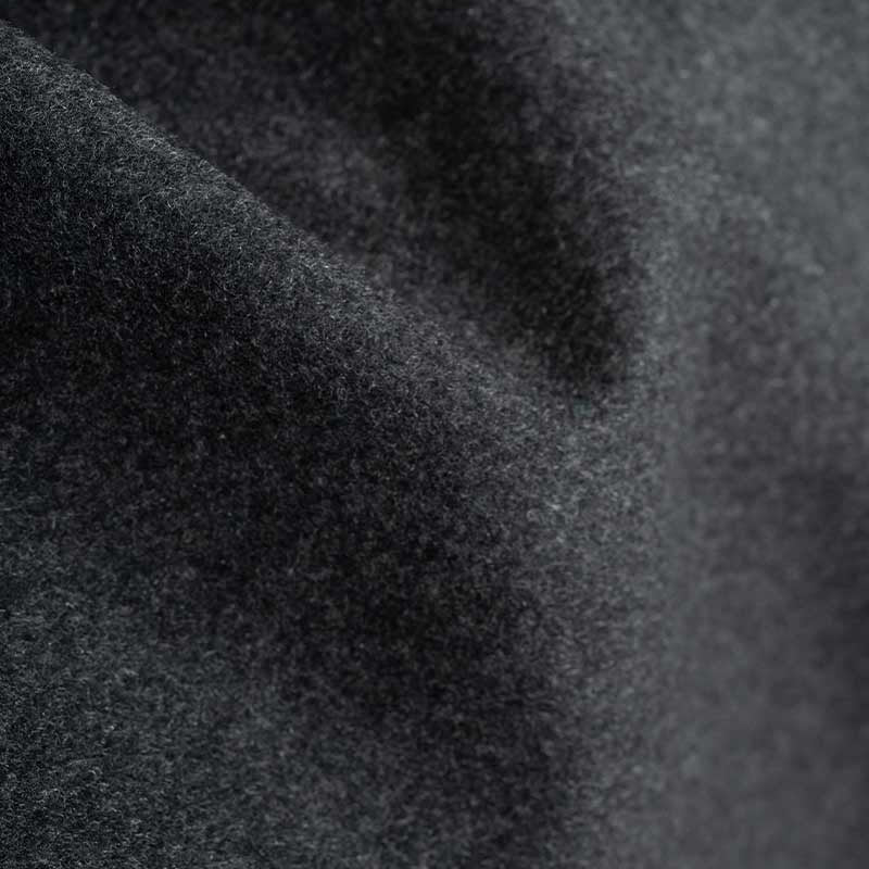 Cappotto Lungo Donna Lana Rigenerata Helga Grigio Scuro - Rifò Lab Moda circolare made in Italy 