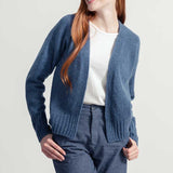 Cardigan Donna Cashmere Rigenerato Paloma Blu