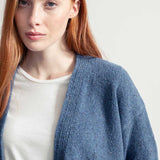 Cardigan Donna Cashmere Rigenerato Paloma Blu