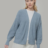 Mouline Azzurro Mediterraneo | Cardigan Cotone Donna Jeans Rigenerato