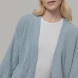 Azzurro Mediterraneo | Cardigan Cotone Donna Jeans Rigenerato