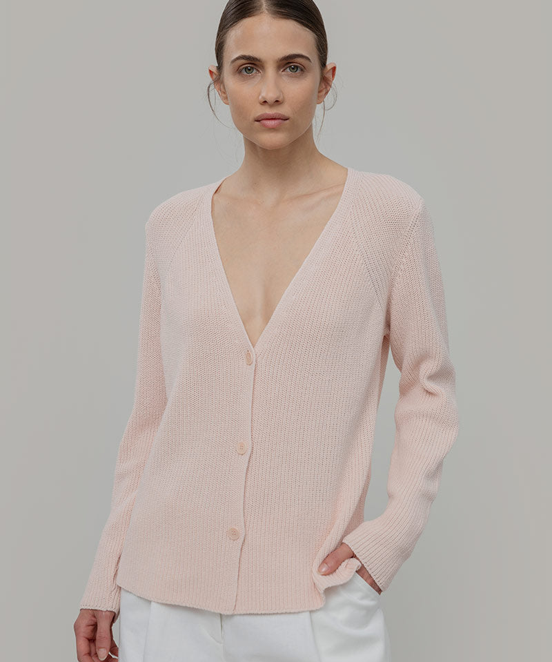 Cardigan Donna Cotone Rigenerato Aspasia