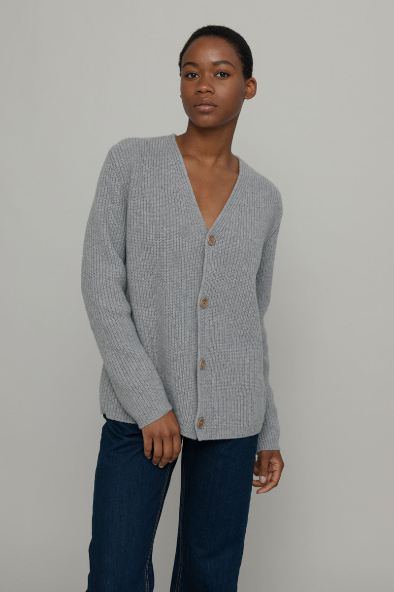 Rifò CLETO Cardigan Unisex Lana Rigenerata