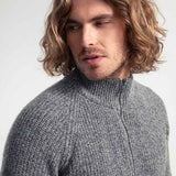 Chanteclaire Grigio Grafite | Cardigan Uomo Cashmere Rigenerato Ippolito