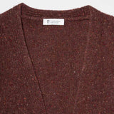 Cardigan Donna Cashmere Rigenerato Paloma Arancio