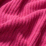 Cardigan Donna Cashmere Rigenerato Margherita Rosa Ciclamino