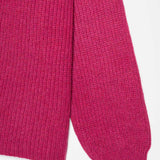 Cardigan Donna Cashmere Rigenerato Margherita Rosa Ciclamino