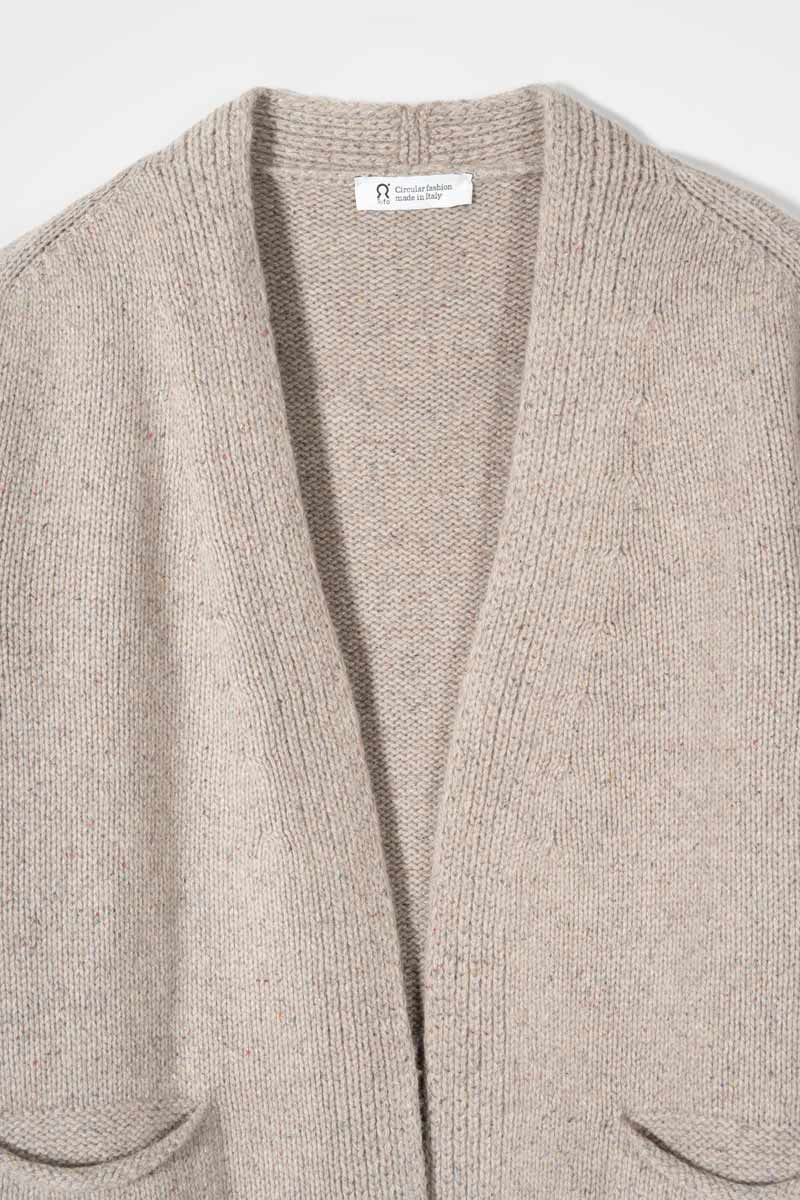 Cardigan Donna Cashmere Donegal Denise - Rifò Lab Moda circolare made in Italy