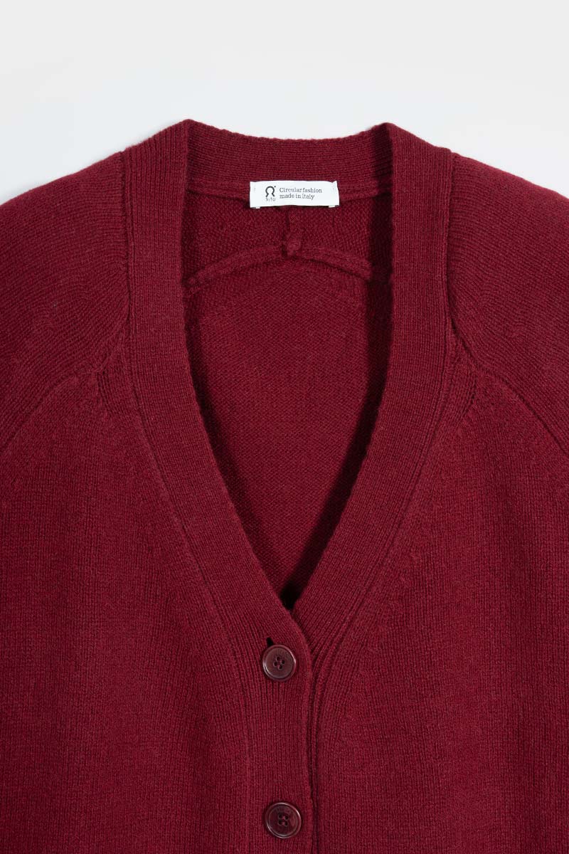 Cardigan con bottoni Donna Cashmere Rigenerato Tosca