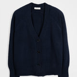 Cardigan con bottoni Donna Cashmere Rigenerato Tosca- Rifò Lab Moda circolare made in Italy 

