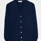 Cardigan Donna Light Cashmere Rigenerato Letizia Blu