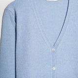 Azzurro Nuvola | Cardigan Donna Light Cashmere Rigenerato Letizia