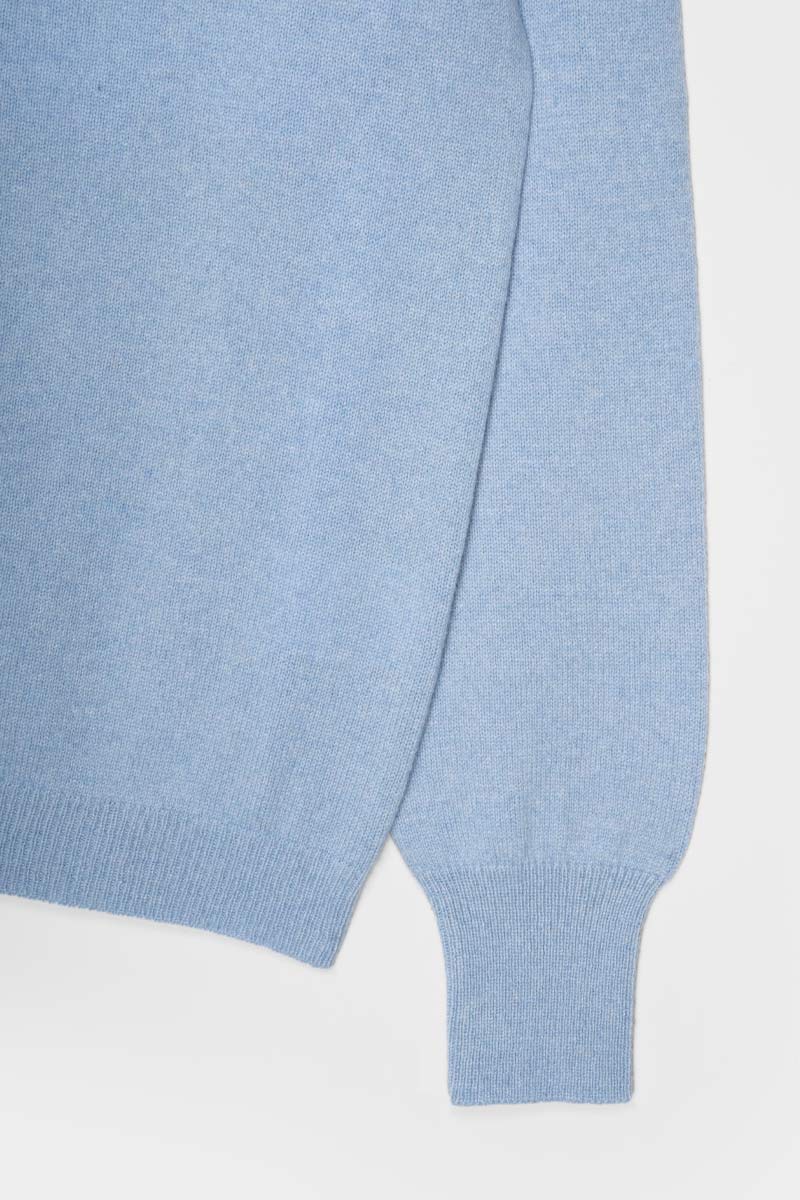 Azzurro Nuvola | Cardigan Donna Light Cashmere Rigenerato Letizia