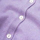 Viola Glicine | Cardigan Donna Light Cashmere Rigenerato Letizia