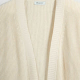 Bianco Burro | Cardigan Donna Cotone Rigenerato Irma