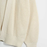 Bianco Burro | Cardigan Donna Cotone Rigenerato Irma