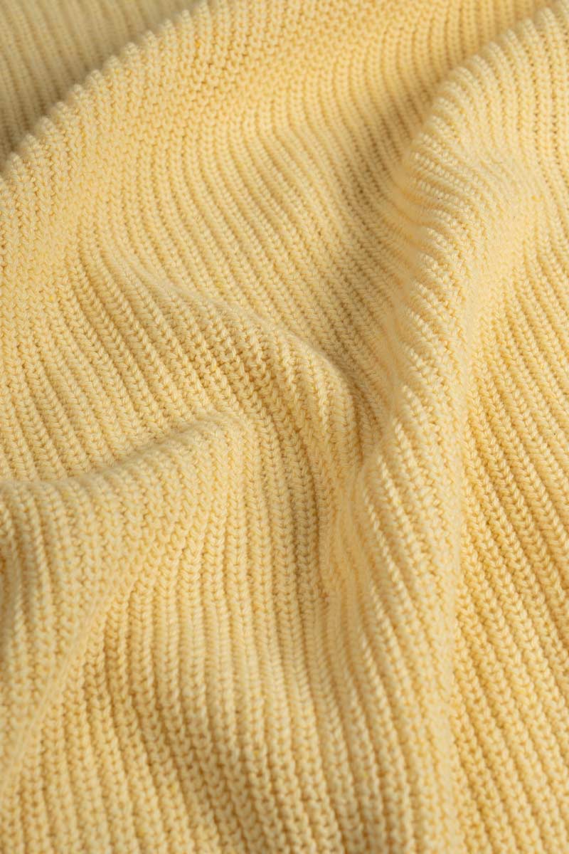 Giallo Crema | Cardigan Donna Cotone Rigenerato Irma